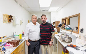 Randy Light ocularist at Lights’ Prosthetic Eyes Inc in Peoria Illinois specializing in custom artificial eyes