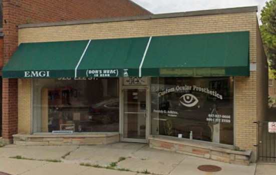 patrick g adkins ocularist usa