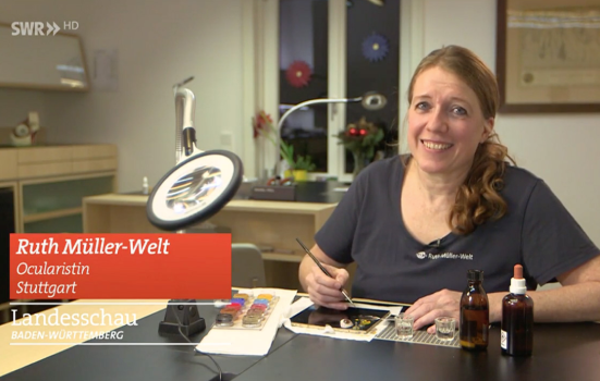 ruth mueller welt ocularist stuttgart germany