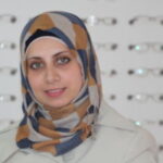 najwa al sadi ocular prosthetics palestine Najwa Al-Sadi fitting ocular prosthesis for patients in Palestine